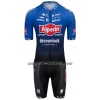 Completo Maglia + Pantaloncino con bretelle 2022 Tour de France Alpecin Deceuninck Blu